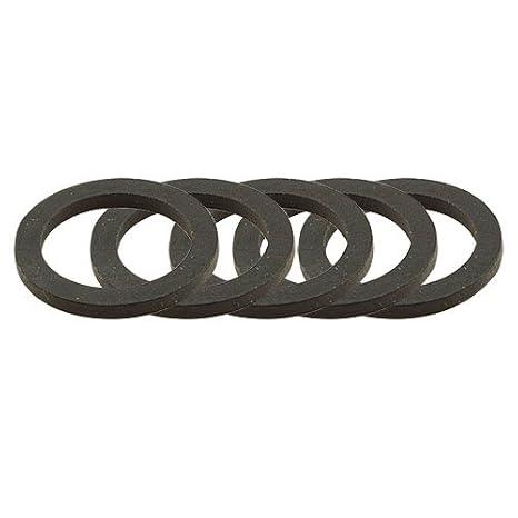 FireHoseDirect 4 inch Camlock Gasket Fitting - Cam Lock Hose Seal for Female Coupler - Cam Groove Replacement Rubber Washer (5-Pack)