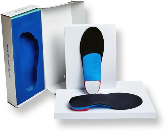 Custom Orthotic Insoles for Plantar Fasciitis, Flat Feet, and Foot Pain Relief High-Performance Arch Support