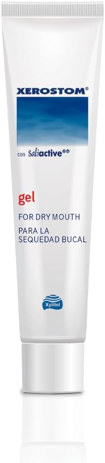 Xerostom with Saliactive Saliva Substitute Gel for Dry Mouth 25ml – Daily Saliva Replacement Gel Dry Relief Product – Sugar Free Mouth Relief