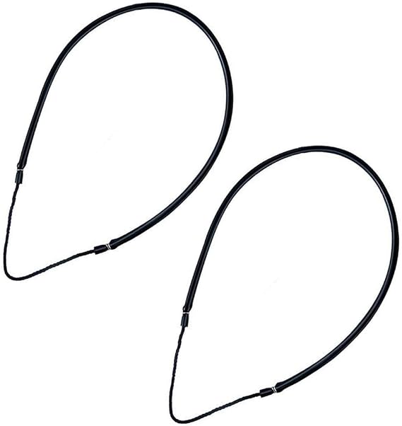 2 Pcs Pole Spear Sling, Rubber Speargun Bands, Ice Fishing Ice Spearing Equipment, 28.7 Inch Long