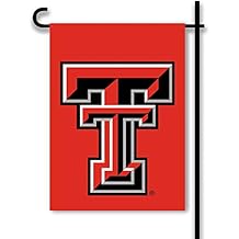 BSI NCAA Texas Tech Red Raiders 2-Sided Garden Flag, Red,, One Size