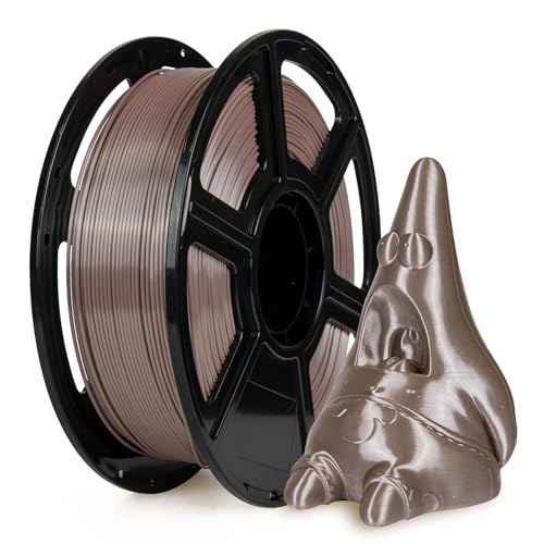 Flashforge 3D Printer Filament Silk PLA 1.75mm 1kg Spool-Dimensional Accuracy - 0.02mm Coffee