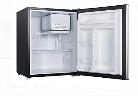2.7 cubic foot stainless look compact dorm refrigerator
