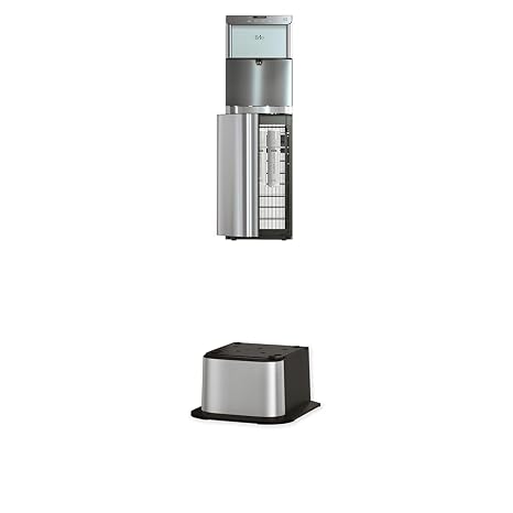 Brio 700 Series Moderna 4-Stage Filtration Reverse Osmosis Touch-Less Bottleless Bundled with Water Cooler Dispenser Base for Brio Water Cooler