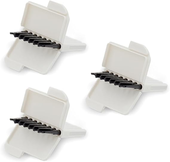 Genuine Original Grey Pack (3 Packs) Wax Traps (24 Units) Widex,Unitron,Phonak