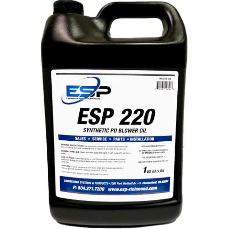 Roots and All Major Brands PD blower oil, ISO 220, 1 gallon replacement
