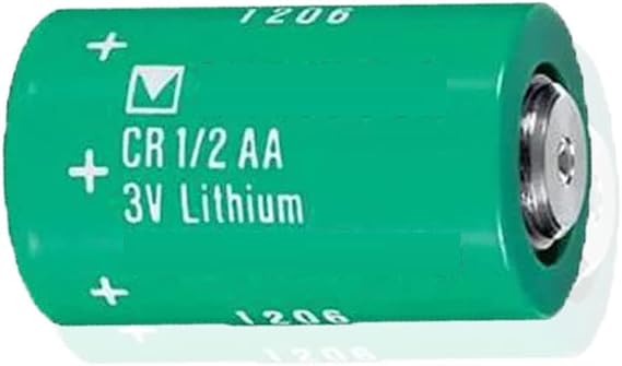 (1-Pack CR1/2AA 3V 950mAh Non-Rechargeable Disposable Lithium Battery for CR1/2AA Series Battery