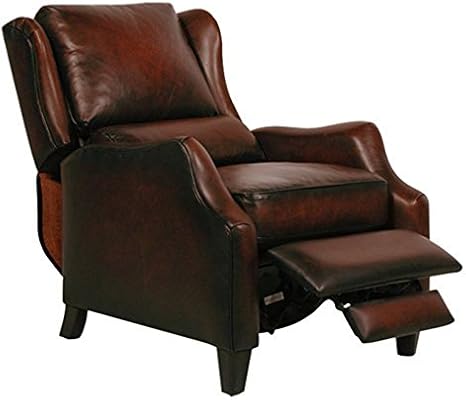 BarcaLounger Berkeley II Power Electric Recliner - Bordeaux Top Grain Leather