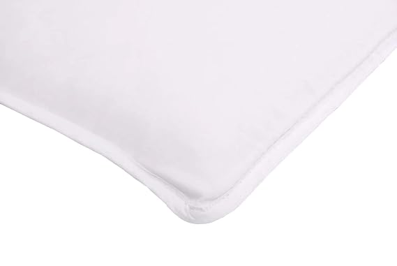 Arms Reach Cotton Fitted Sheet - 100% Knit Cotton Surface, Secure Hook-and-Loop Tabs, Snug Fit for Mini Ezee, Cambria & Clear-Vue Bassinet - White