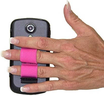 LAZY-HANDS 2-Loop Phone Grip - Small - Pink