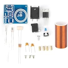 Coil Electronic Coil Electronic DIY Kit for Igniting for Wirelessly Transmit Electricity, (Spare Parts)