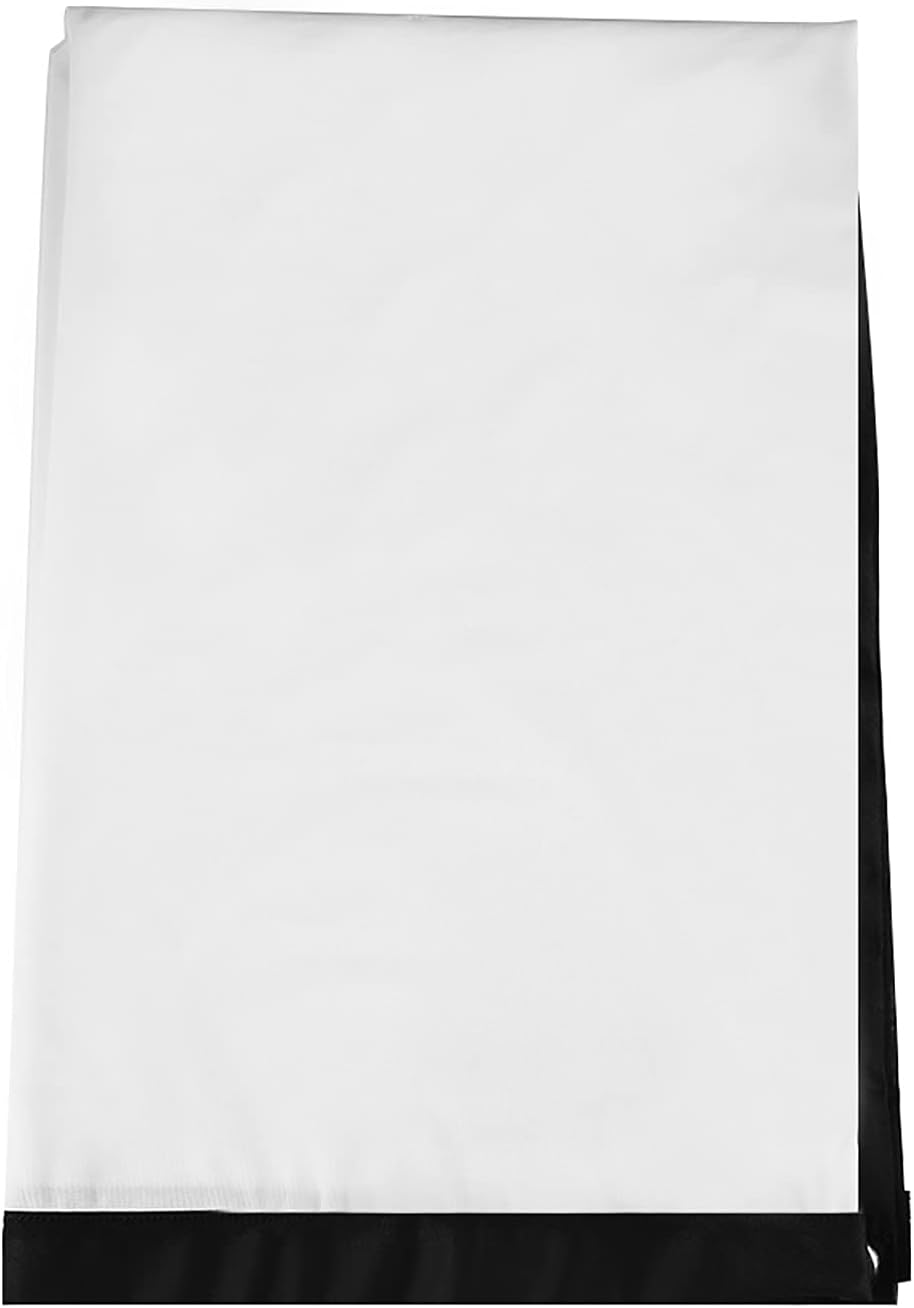 Richer-R Polyester Rear Projection Screen, 84in, Smooth, White