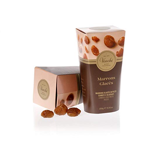 Venchi Marrons Glaces Candied Chestnuts Pieces 8.81 oz