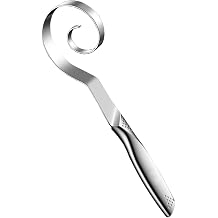 Danish Dough Whisk - Stainless Steel Seamless Wisking Tool for Sourdough Bread Baking, Pizza, Pastry, Cake Batter, Biscuits, Dishwasher Safe