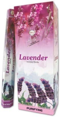 Flute Stick Incense, Lavender Scent, 20 Pieces Stick Incense (Lavender)