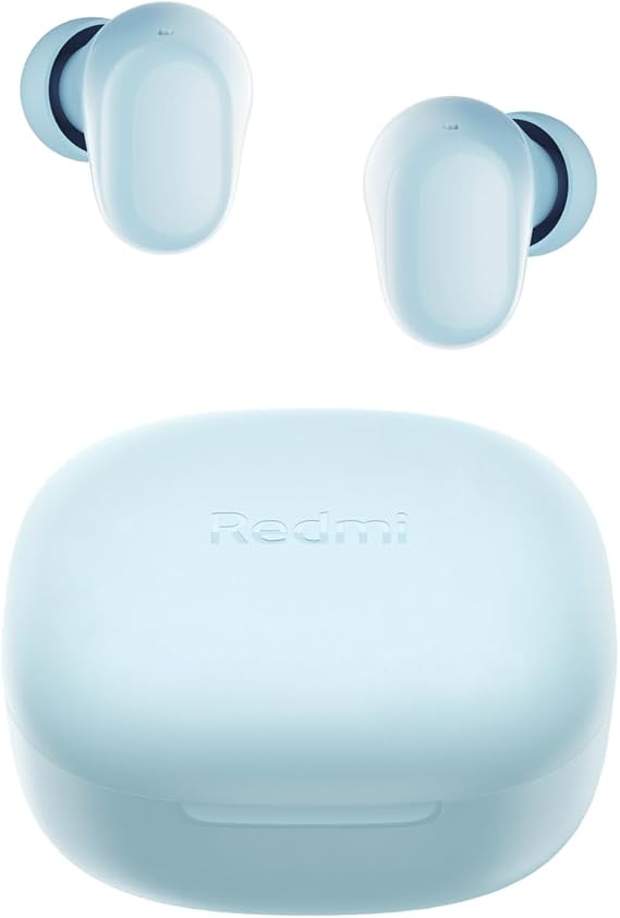 Xiaomi Redmi Buds 6 Play | 10mm Dynamic Driver | AI Noise Reduction | Up to 36-Hour Battery Life | Bluetooth 5.4 | Touch Control - Global Version - Blue