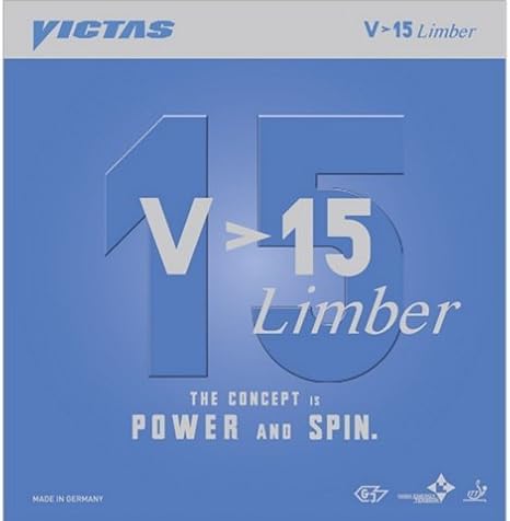 VICTAS V>15 Limber - Offensive Table Tennis Rubber