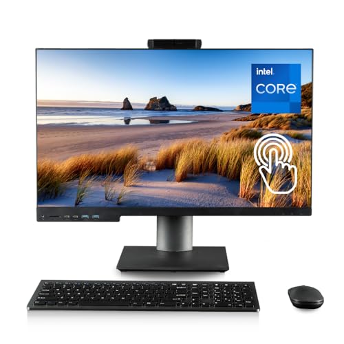 Envision 27 All-in-One Desktop 24-Core Intel i9-14900, 64GB RAM, 4TB NVME, WiFi 6  BT, Windows 11 Pro, Web Cam, Type-C, Card Reader, DVD-RW, RJ45, FHD, HDMI, KBM - Business AIO Computer PC