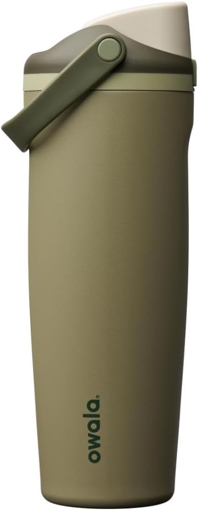 Owala FreeSip Sway Insulated Stainless Steel Water Bottle with Two-Way Spout, Built-in Straw and Bucket Handle, Made for Travel, School, and Sports, 890ml, BPA Free, Leak Proof, Off Road