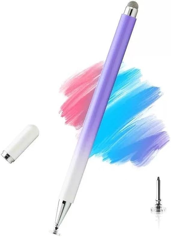 Stylus Pen for Samsung Galaxy Tab A11+/A11/A9+/A9/A8+/A8 Universal Android Pen Compatible with iOS/Microsoft/Android Tablet and Phones All Touch Devices (Purple)