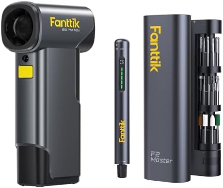 Fanttik B10 Pro Max Electric Air Duster & Fanttik F2 Master Mini Cordless Rotary Tool Kit