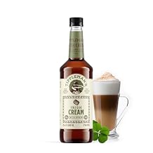 Tippleman's Irish Cream Coffee Syrup - Rich Flavor for Hot or Iced Drinks, Latte, Tea, Espresso, Cappuccino, Cocktails, Baking - 25.4 Fl Oz