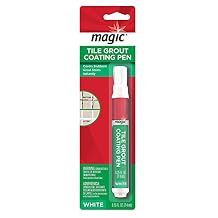 Magic Tile & Grout Coating Pen 0.25 Fl Oz (Pack of 1), White