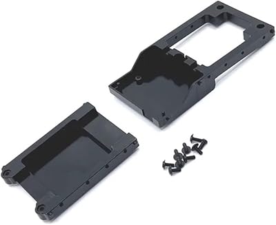 Metal Upgrade Parts Compatible with MN Model 112 MN168 MN78 RC Car Including PCB Fixed Warehouse Tailboard and Tailbeam Compatible AccessoriesBlack
