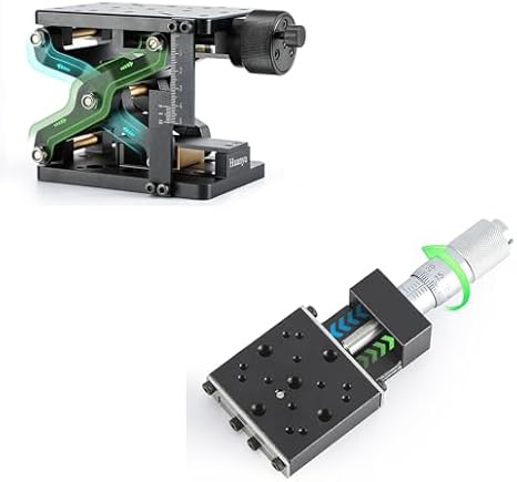 Huanyu Z-Axis Manual Lift Platform*1 + Linear Stage*1