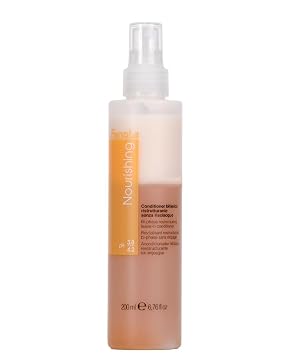 Fanola Restructuring Leave In Conditioner - Hydrating Hair Care with Frizz Control & Breakage Repair - Made with Linseed Oil & Milk Proteins for Instant Hair Shine 6.67 oz