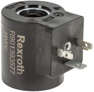 1pcs 100% New Rexroth Solenoid Valve Coil R901393577/R901393412 12VDC/24VDC Size : R901393412 (R901393577 (24vdc))