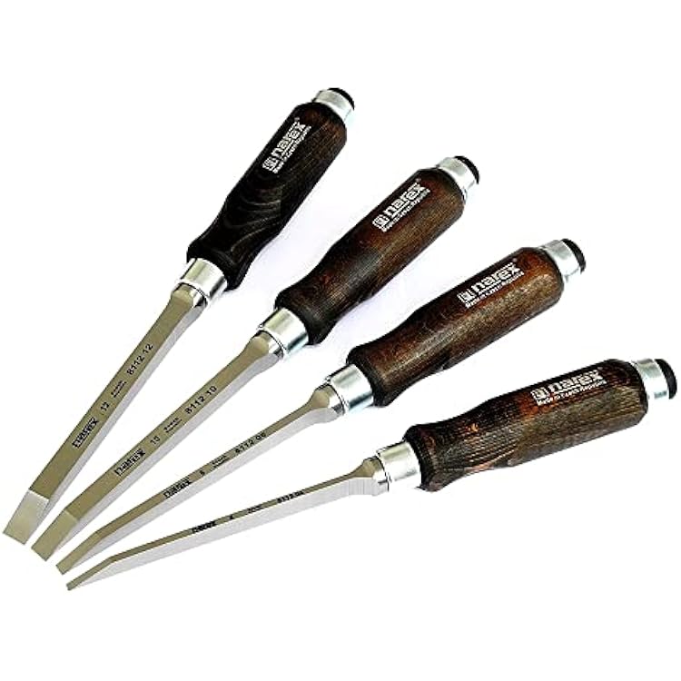 Narex 863600Chisel  Mortise Chisel Set - 46  1012 mm - for Mortises