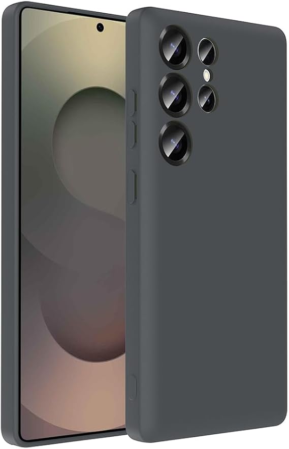 Zore Galaxy ile uyumlu S25 Ultra Kılıf Kamera Korumalı Kartlık Hazneli Zore Vitra Kapak Gri