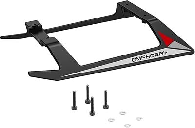 OMPHOBBY M2 EVO Helicopter Parts OSHM2322R Landing Skids Set Red Original Replacement for OMP Hobby M2-EVO RC Helicopters Accessories Spare Part