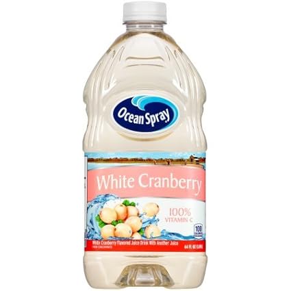 Ocean Spray Fruit Juice, White Cranberry, 64 Fl Oz, 1 Count (1 pack)