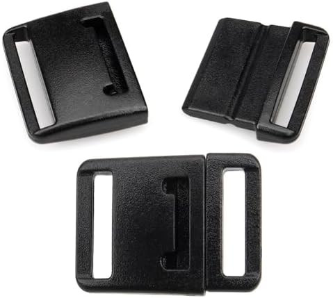 Paracord Planet Prong Release Buckles Plastic Safety Breakaway Buckles for Neck Straps, Lanyards and More!