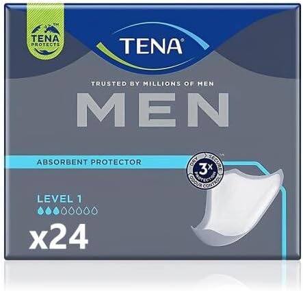Tena Men Level 1 Erkek Mesane Pedi, 24 Adet