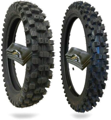 70/100-17 and 90/100-14 Tire Set and Inner Tube Combo CR85/YZ85/KX85/RM85/85SX