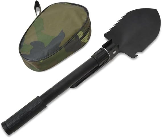 Busstier Foldable Portable Paddle Digging Set, Black Compass Paddle Set