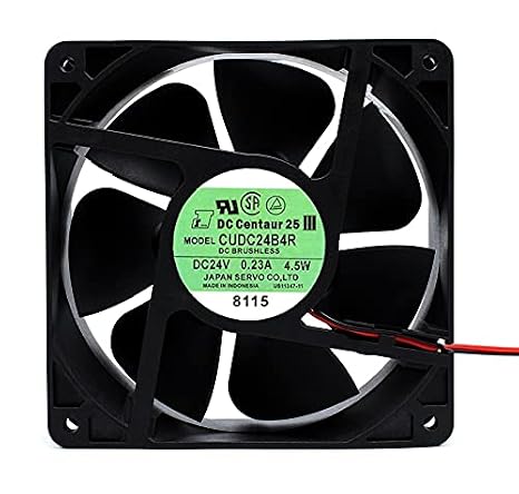 CUDC24B4R SERVO24V 120mm Fan, 24V 0.23A 4.5W 12025 Cooling Fan