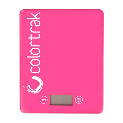 Colortrak Digital Scale, Tempered Glass, 8" x 6.5"