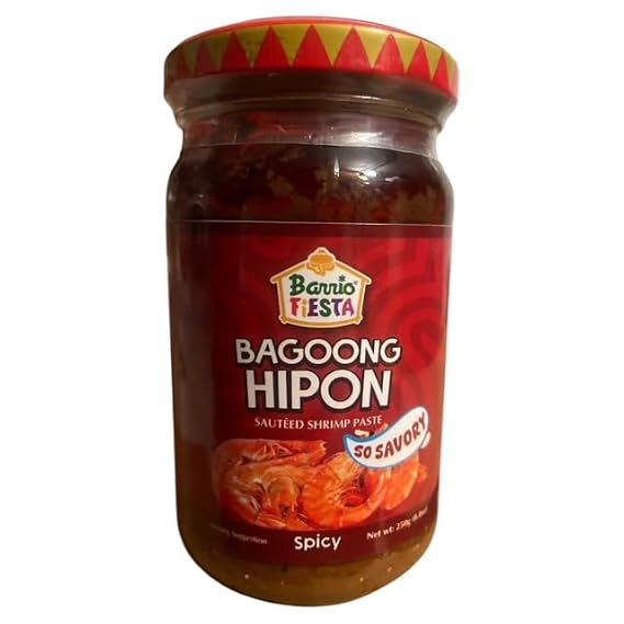 Barrio Fiesta Bagoong Hipon, Spicy Sauteed Shrimp Paste, 250g