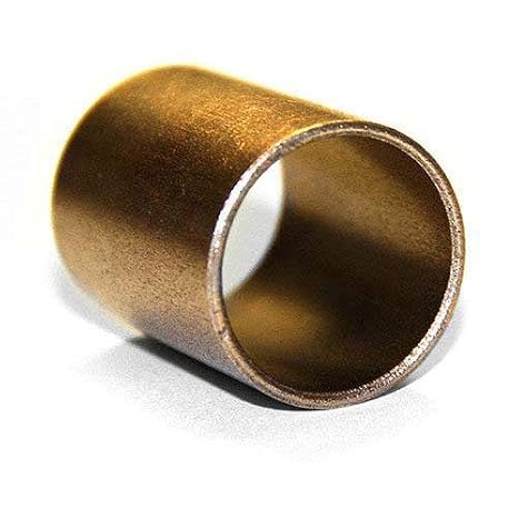 Precision-Machined Bronze Bearing Bushing - 2" ID x 2 1/4" OD x 2" Length, Heavy-Duty Self-Lubricating Bronze Sleeve Bearing #153253, Oil-Embedded Industrial Bronze Bushing