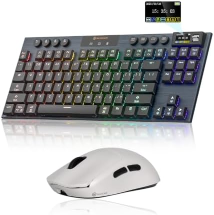 Hexgears Low Profile Keyboard and Mouse Combo, RGB Mechanical Keyboard & Lightweight Mouse