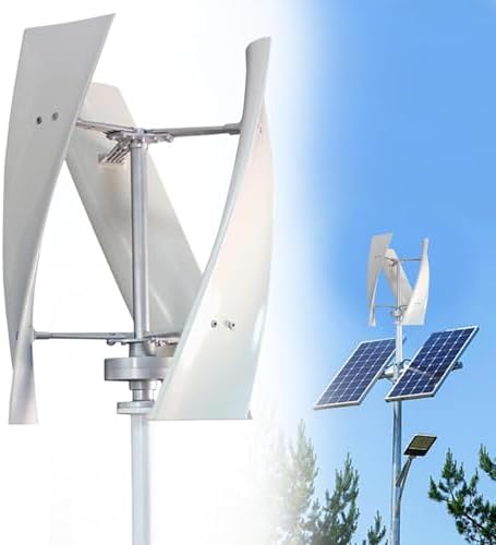 Wind Turbine Home Use Horizontal Generator Kits Blades with Controller to Charge Batteries Off Generator,12000W Vertical Wind Turbine Generator, Magnetic Levitation 12V 24V 48V Electric Powe
