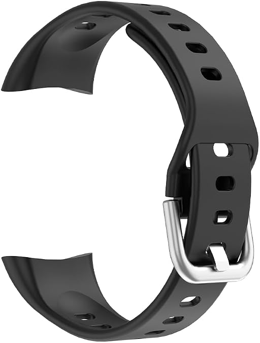 FITVII Silicone Watch Band Compatible FINO 2 Fitness Tracker, Quick Release Soft Rubber Replacement Adjustable Strap for FINO 2 1.45'' Smart Watch