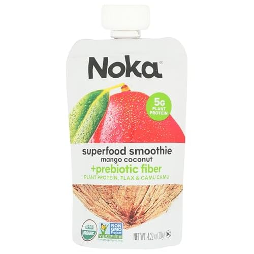 Noka Organic Mango Coconut Superfood Smoothie, 4.22 OZ
