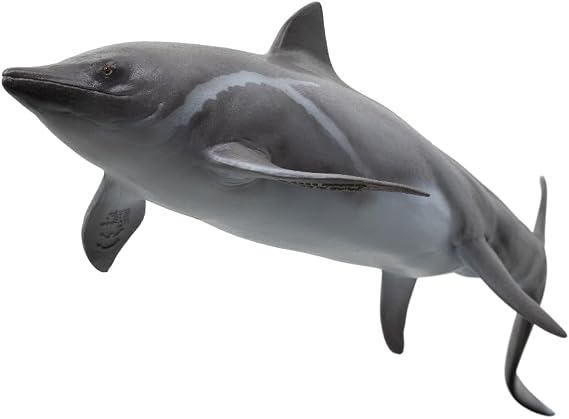 PNSO Prehistoric Animal Models: 92 Yuanlin the Guanlingsaurus | 11.1" Triassic Ichthyosaur Set - Toothless Snout - Clear Stand - A3 Poster - 56-Page Manual - 4 QR Videos - Hand-Painted