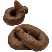 Fake Poop Prank Toys, Realistic Joke Dog & Cat Poo, April Fool's Day Funny Mischief Gifts, Pack of 2