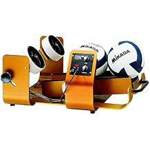 Volleyball Tutor - Gold Model Volleyball Machine. Portable. Automatically Feeds Balls. Speeds up to 60 MPH. Trajectories from Set to Serve. Made in USA.